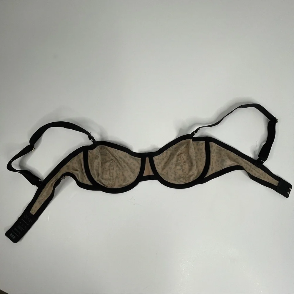 CUUP Leopard Mesh Bra 32B